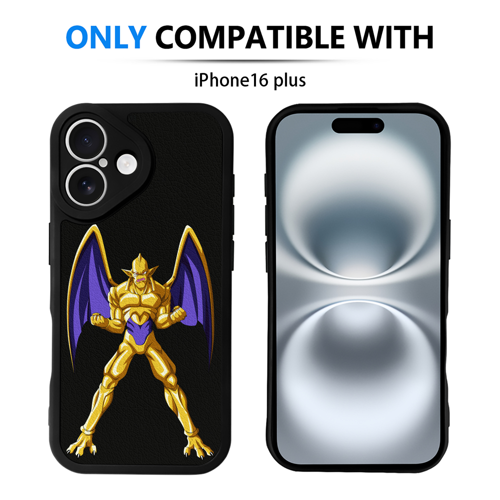 （画像用） ドラゴンボール DRAGON BALL 【iPhone 16シリーズ対応】シリコンスマホケース（レザー調） 材質：シリコン